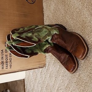 Dan post square toe cowgirl boot sz9